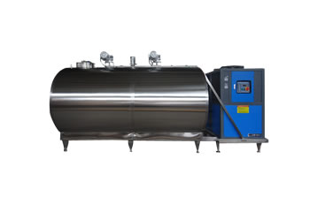 Milk cooling tank
